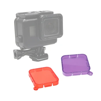 Dive Filters Kit Red Purple Lens Color Filter for GoPro Hero 5 6 7 Black waterproof Housing Case for Go Pro Accessory
Dive Filters Kit Red Purple Lens Color Filter for GoPro Hero 5 6 7 Black waterproof Housing Case for Go Pro Accessory