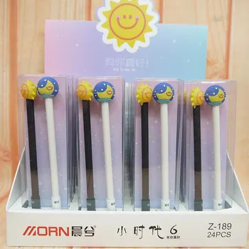 48 pcs Gel Pens Cartoon Moon and Sunrise black colored gel-inkpens for writing Cute stationery office school supplies Z-189
48 pcs Gel Pens Cartoon Moon and Sunrise black colored gel-inkpens for writing Cute stationery office school supplies Z-189