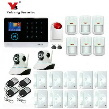Yobang Security 3G WIFI Alarm Strobe Siren Android IOS Home Protection GPRS Alarm System With 2pcs Camera Surveillance
Yobang Security 3G WIFI Alarm Strobe Siren Android IOS Home Protection GPRS Alarm System With 2pcs Camera Surveillance