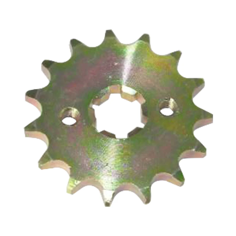 428-15T MOTORCYCLE front sprocket for HONDA CT110 FOR KAWASAKI MC90 KE100 FOR SUZUKI RV90 DS125 TM125 TS125 FOR YAMAHA DT125
428-15T MOTORCYCLE front sprocket for HONDA CT110 FOR KAWASAKI MC90 KE100 FOR SUZUKI RV90 DS125 TM125 TS125 FOR YAMAHA DT125