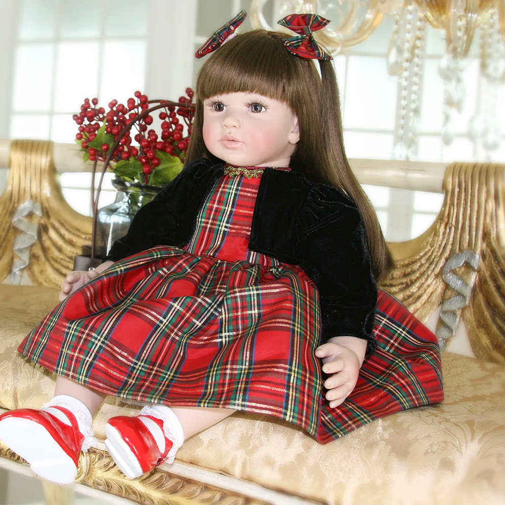24" Reborn Baby Doll Girl Newborn Lifelike Realistic Baby Doll Gifts Soft Vinyl princess toddler bebe Doll reborn Birthday Gift
24" Reborn Baby Doll Girl Newborn Lifelike Realistic Baby Doll Gifts Soft Vinyl princess toddler bebe Doll reborn Birthday Gift