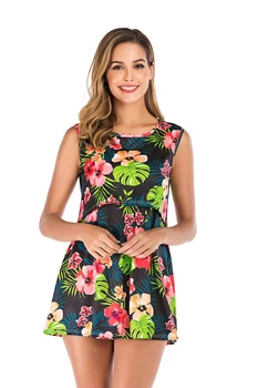 New European and American style print stitching breastfeeding vest month suit fashion sleeveless loose maternity dress
New European and American style print stitching breastfeeding vest month suit fashion sleeveless loose maternity dress