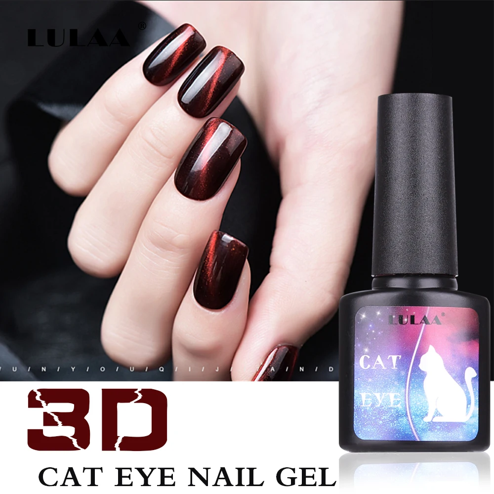 LULAA 3D Semi-permanent UV Gel Varnish Lacquer Soak Off Nail Art Holographic Stamping Polish 8ml Magnetic Cat Eye Gel Nail Gel
LULAA 3D Semi-permanent UV Gel Varnish Lacquer Soak Off Nail Art Holographic Stamping Polish 8ml Magnetic Cat Eye Gel Nail Gel