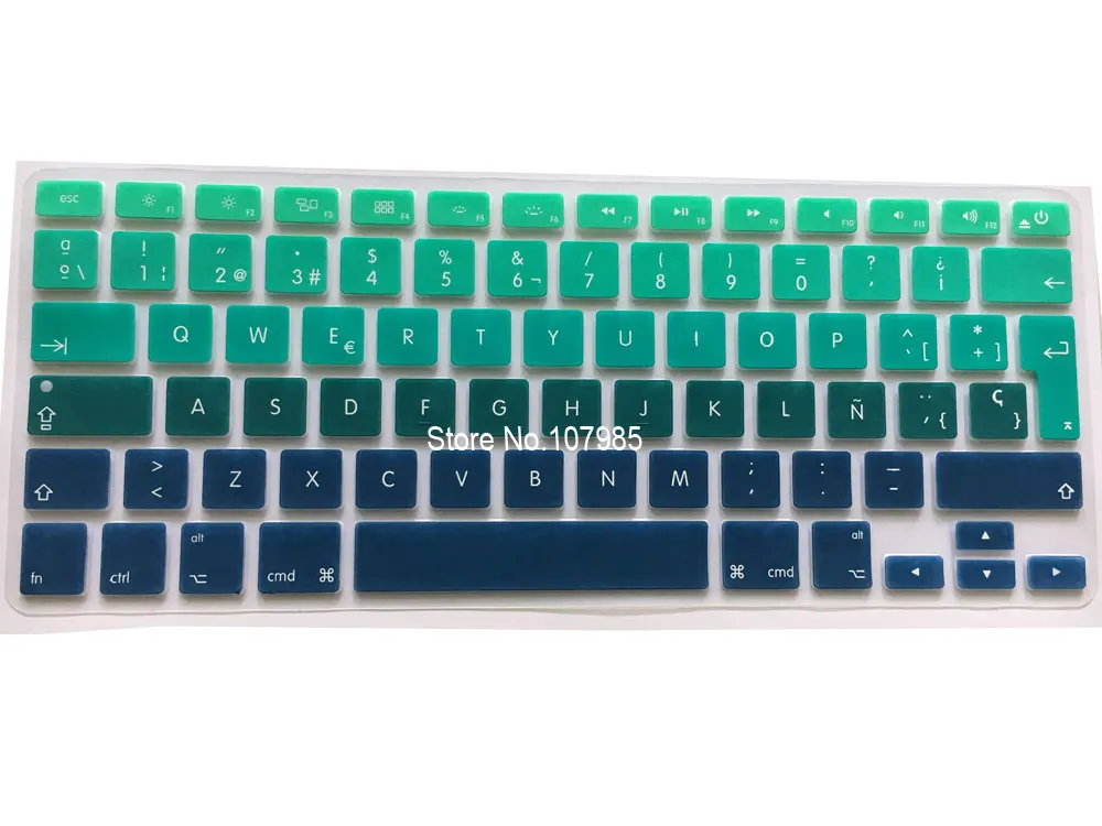 Silicone EU/UK Spanish Gradient Black Colors Keyboard Cover Stickers Protector for MacBook A1278 A1425 A1369 A1466 A1398 A1286
Silicone EU/UK Spanish Gradient Black Colors Keyboard Cover Stickers Protector for MacBook A1278 A1425 A1369 A1466 A1398 A1286
