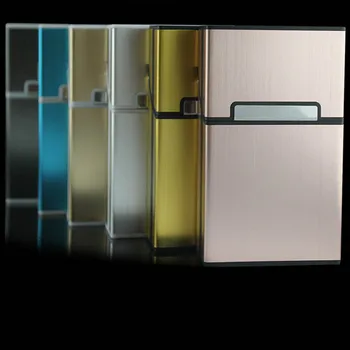 Thin Fashion Creative Magnetic Snap Cigarret Case Slim Metal Cigarette Box Aluminum Gift Box BS
Thin Fashion Creative Magnetic Snap Cigarret Case Slim Metal Cigarette Box Aluminum Gift Box BS