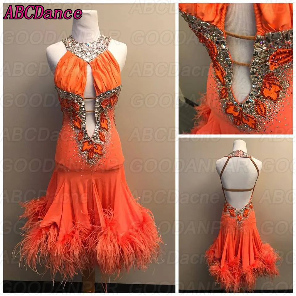 latin dance dress women Sexy Feathered latin dance dress Sleeveless backless ballroom dance dress tango dress custom-made
latin dance dress women Sexy Feathered latin dance dress Sleeveless backless ballroom dance dress tango dress custom-made