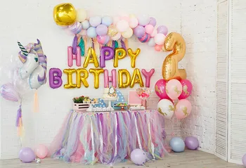 Balloon Cake Photography Backdrop Custom 2st Birthday Backdrops Background For Photo Shoot anniversaire enfant licorne
Balloon Cake Photography Backdrop Custom 2st Birthday Backdrops Background For Photo Shoot anniversaire enfant licorne