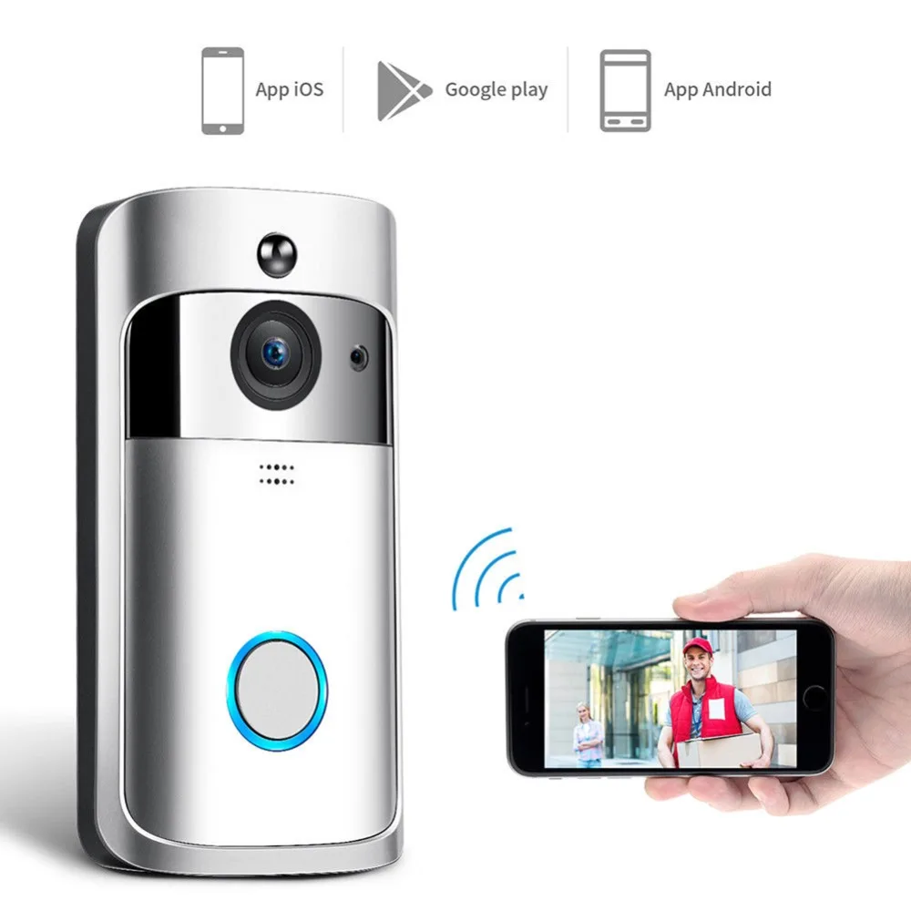 New Practical Home Smart Waterproof 600M Wireless Doorbell Camera WiFi Remote Video Door Intercom IR Security Bell AC #293486
New Practical Home Smart Waterproof 600M Wireless Doorbell Camera WiFi Remote Video Door Intercom IR Security Bell AC #293486