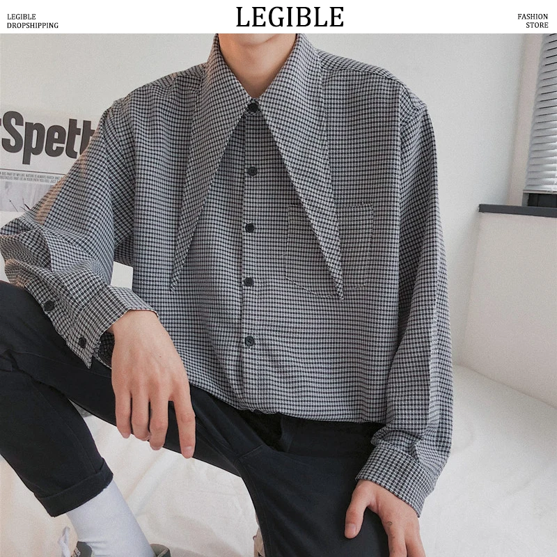 LEGIBLE 2018 Spring Mens Houndstooth Shirts Long Sleeve Shirt Men Casual Korean Male Print Shirts Fashion
LEGIBLE 2018 Spring Mens Houndstooth Shirts Long Sleeve Shirt Men Casual Korean Male Print Shirts Fashion