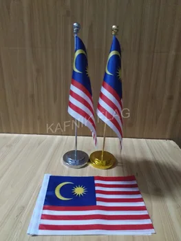 KAFNIK,Malaysia Office table desk flag with gold or silver metal flagpole base 14*21cm country flag free shipping
KAFNIK,Malaysia Office table desk flag with gold or silver metal flagpole base 14*21cm country flag free shipping