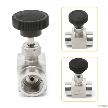 SAILFLO 1/8" 1/4" 3/8" 1/2"Needle Valve Female Thread 304 Stainless Steel Flow Control Shut Off 915 PSI piping Exhaust Systems
SAILFLO 1/8" 1/4" 3/8" 1/2"Needle Valve Female Thread 304 Stainless Steel Flow Control Shut Off 915 PSI piping Exhaust Systems
