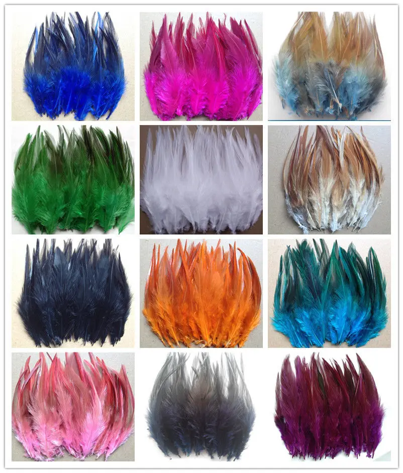 Wholesale Natural 20pcs/lot 13 Colors 10-15cm/4-6'' Beautiful Pheasant Neck Plumage Chicken Feathers for DIY Craft decoration
Wholesale Natural 20pcs/lot 13 Colors 10-15cm/4-6'' Beautiful Pheasant Neck Plumage Chicken Feathers for DIY Craft decoration