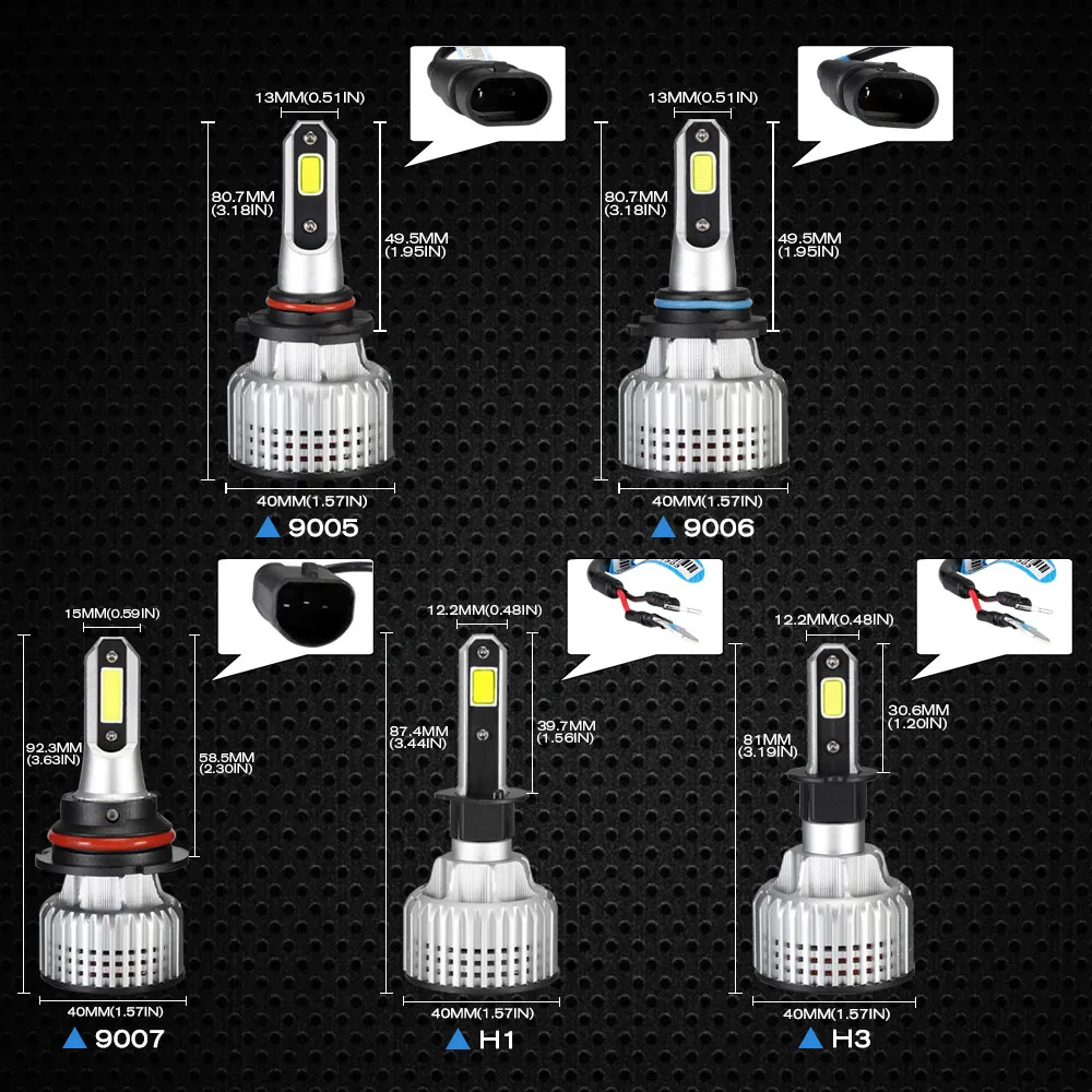 h7 led car light
