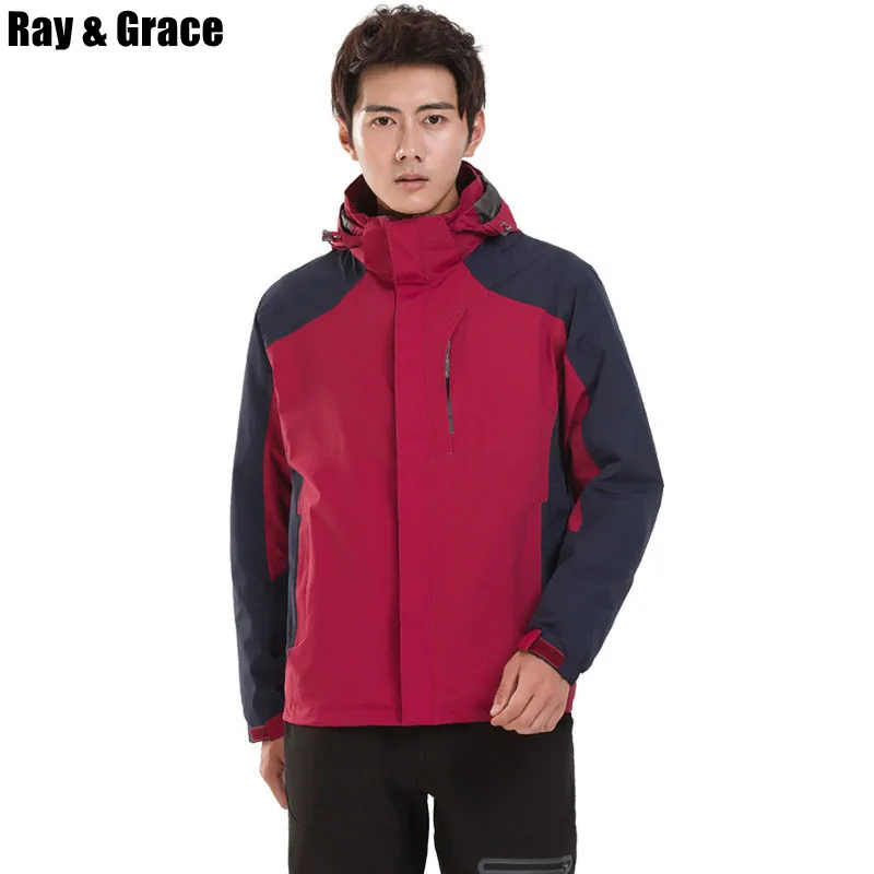 RAY GRACE Men Hiking Outdoor Waterproof Jacket Winter Windproof Sportswear Hiking Jackets Travel Cycling Sports Hooded Coat
RAY GRACE Men Hiking Outdoor Waterproof Jacket Winter Windproof Sportswear Hiking Jackets Travel Cycling Sports Hooded Coat