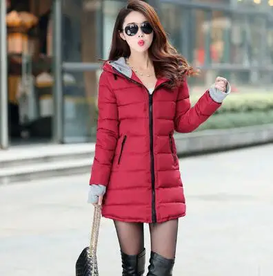 Warm Winter Jackets Women Fashion Down Cotton Parkas Casual Hooded Long Coat Thickening Zipper Slim Fit Plus Size Long Parka
Warm Winter Jackets Women Fashion Down Cotton Parkas Casual Hooded Long Coat Thickening Zipper Slim Fit Plus Size Long Parka