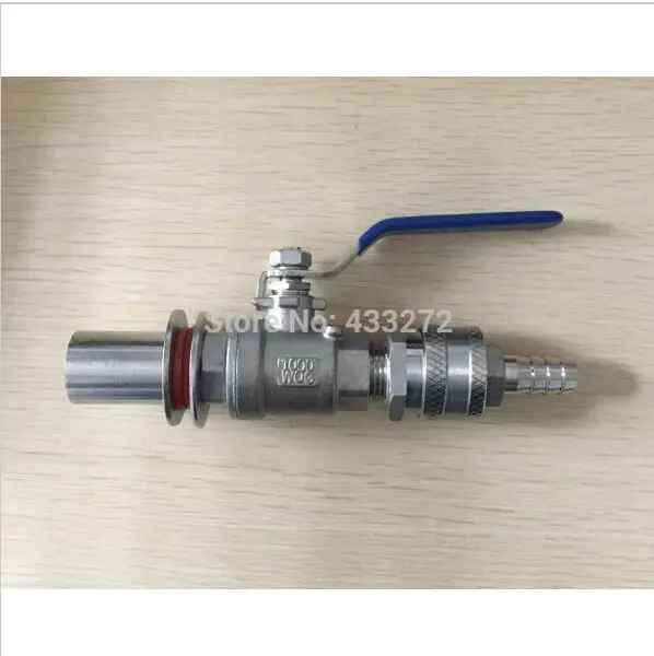 Stainless Steel homebrew Weldless Kettle Valve Kit, 1/2"BSP,with Quick Disconnect Set and bulkhead assembly
Stainless Steel homebrew Weldless Kettle Valve Kit, 1/2"BSP,with Quick Disconnect Set and bulkhead assembly