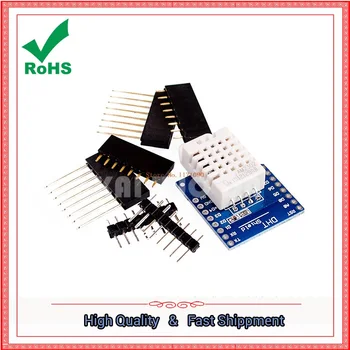 DHT Pro Shield for D1 mini DHT22 Singlebus Digital temperature and humidity sensor module board
DHT Pro Shield for D1 mini DHT22 Singlebus Digital temperature and humidity sensor module board