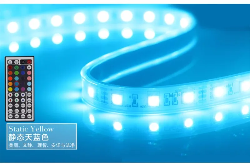 IP67 Waterproof 5050 LED Strip,12V 60LED/M RGB 18