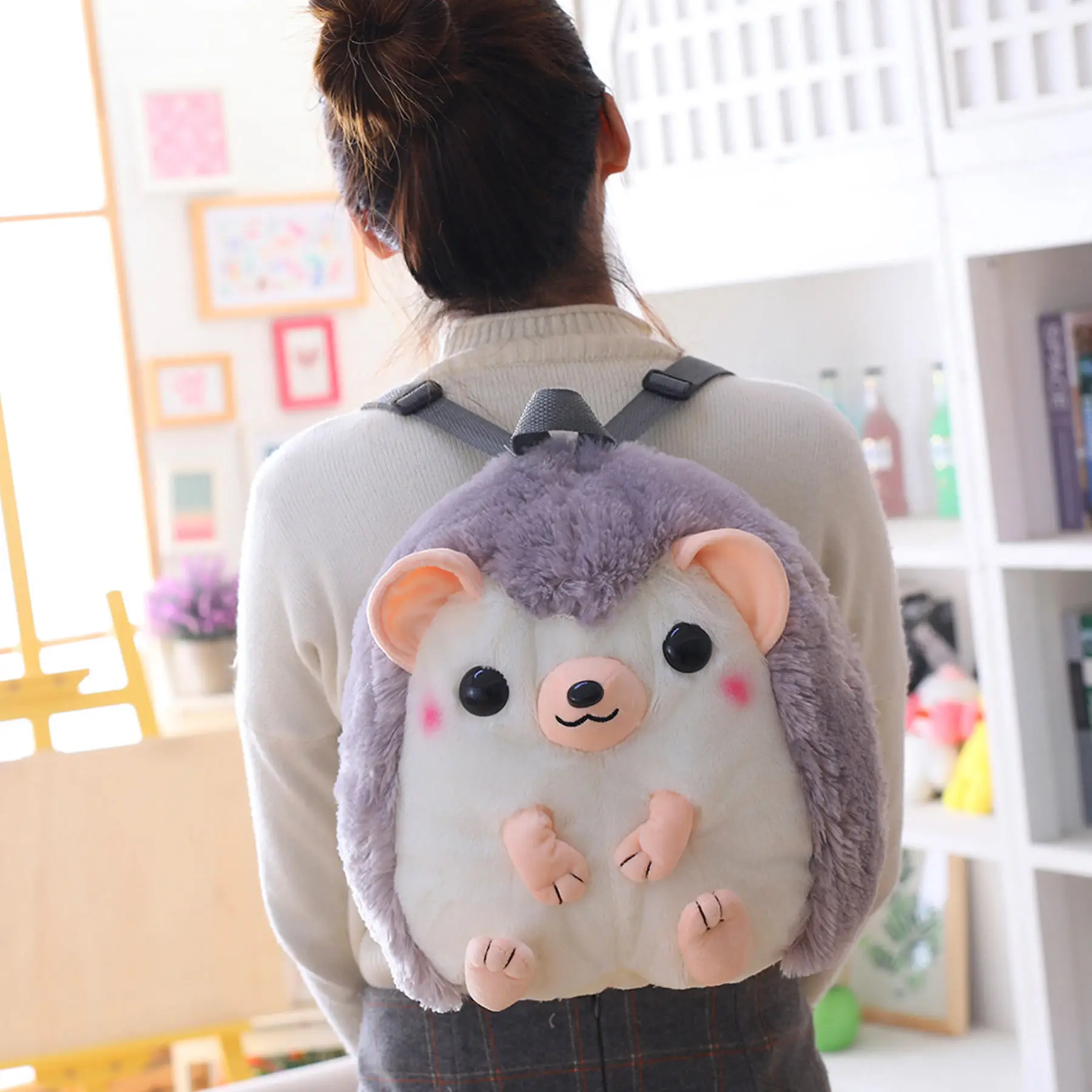 Cute Plush Hedgehog Backpacks Girl Bags Stuffed Animal Backpacks Toys Plush Bag for Kids Cartoon Anime
Cute Plush Hedgehog Backpacks Girl Bags Stuffed Animal Backpacks Toys Plush Bag for Kids Cartoon Anime