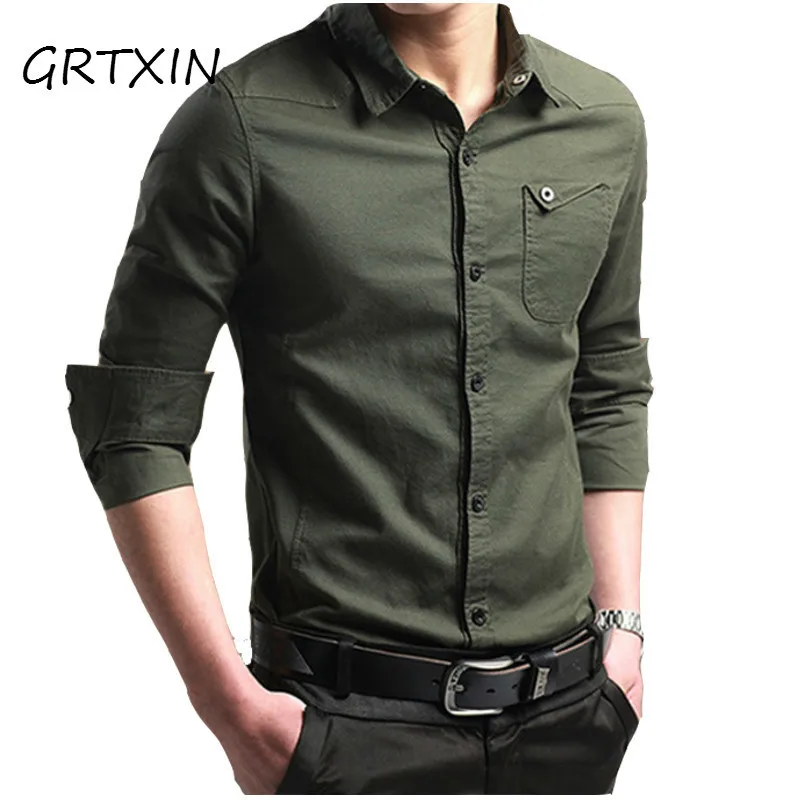 Brand 2018 Fashion Male Shirt Long-Sleeves Tops Slim Casual Solid Color Mens Dress Shirts Slim Men Shirt Large Size 4XL
Brand 2018 Fashion Male Shirt Long-Sleeves Tops Slim Casual Solid Color Mens Dress Shirts Slim Men Shirt Large Size 4XL