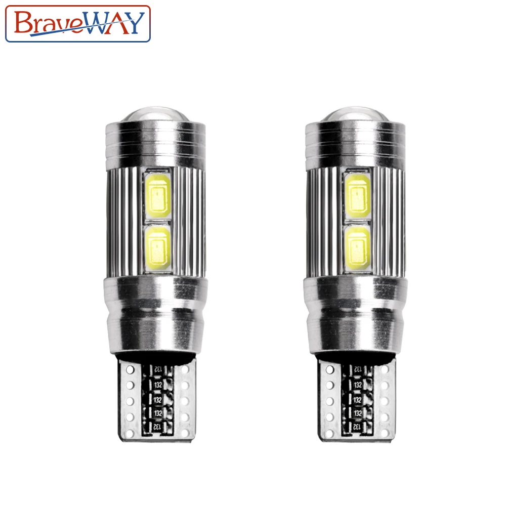 BraveWay 2PCS Car Styling Car Auto LED T10 Canbus 194 W5W LED Light Bulb No Error LED Light Parking T10 LED Car Side Light
BraveWay 2PCS Car Styling Car Auto LED T10 Canbus 194 W5W LED Light Bulb No Error LED Light Parking T10 LED Car Side Light