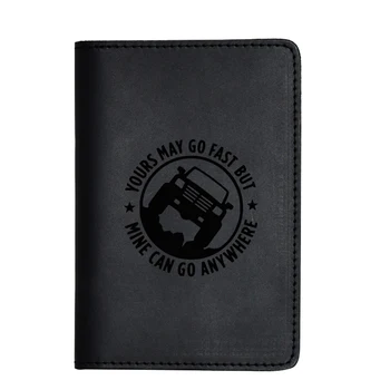 Genuine Leather Passport Cover Simple Card Holders Purse YOURS MAY GO FAST MINE CAN GO ANYWHERE Travel Passport Wallets
Genuine Leather Passport Cover Simple Card Holders Purse YOURS MAY GO FAST MINE CAN GO ANYWHERE Travel Passport Wallets