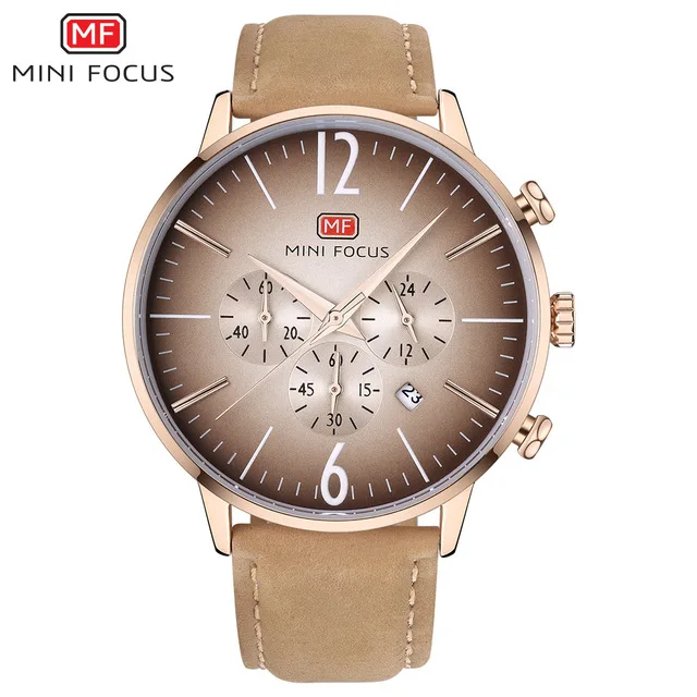 MINI FOCUS Fashion Design Men Watches Famous Brand Casual Chronograph Calendar Wristwatches Mens Leather Watch Relogio Masculino
MINI FOCUS Fashion Design Men Watches Famous Brand Casual Chronograph Calendar Wristwatches Mens Leather Watch Relogio Masculino