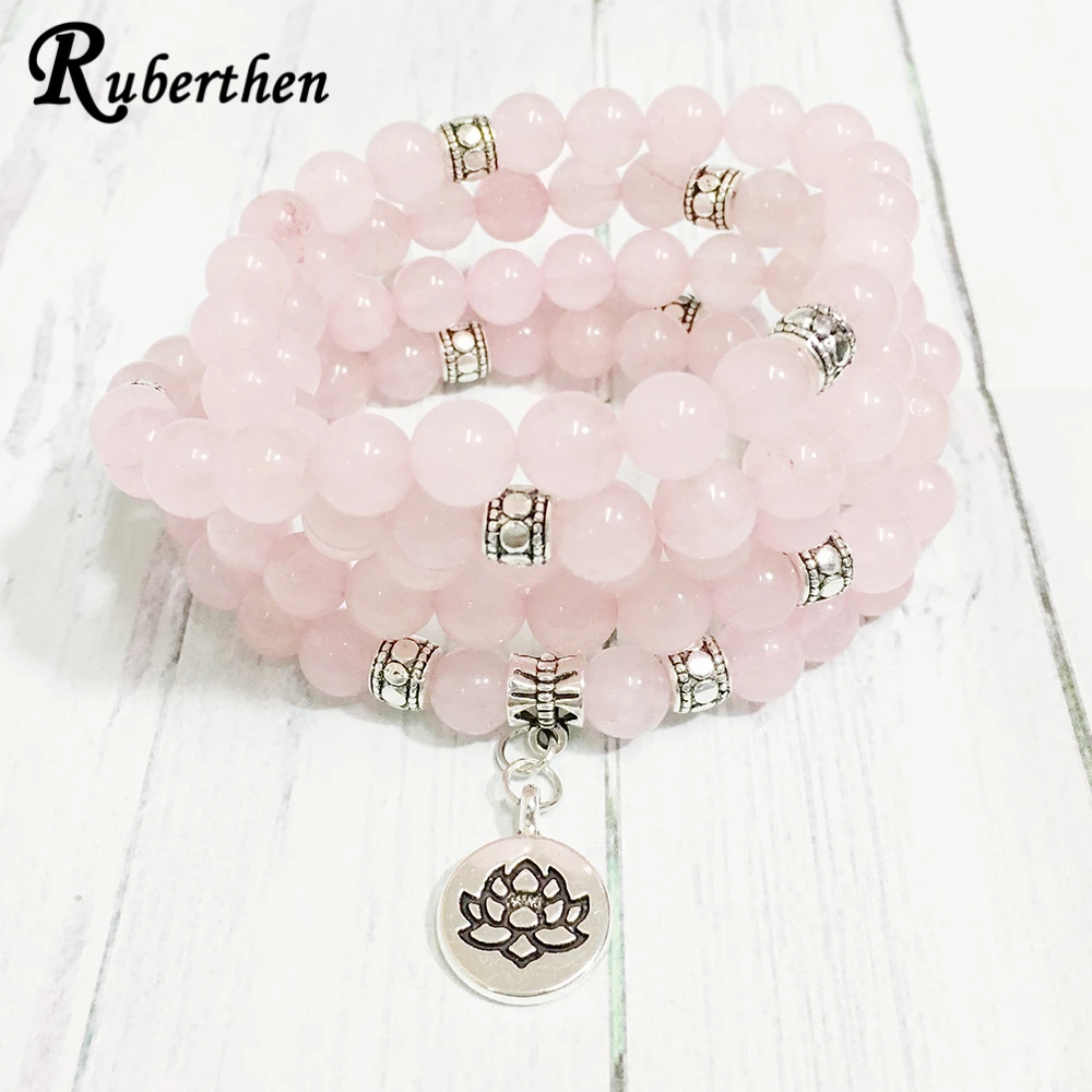 Ruberthen, распродажа, женский браслет из искусственного кварца 108 Mala, модный дизайн, подвеска в виде лотоса, браслет для йоги
Ruberthen, распродажа, женский браслет из искусственного кварца 108 Mala, модный дизайн, подвеска в виде лотоса, браслет для йоги
