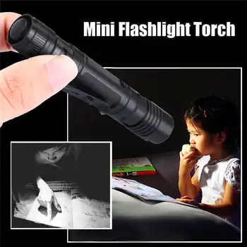 Q5 LED Flashlight Clip Mini Penlight Torch Lamp Pocket Light For AAA Battery led torch powerful led flashlight #4o8
Q5 LED Flashlight Clip Mini Penlight Torch Lamp Pocket Light For AAA Battery led torch powerful led flashlight #4o8