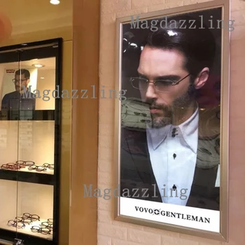 A1 Indoor Wall Mounted Slim Aluminum Snap Frame LED Advertising Light Box for Shop/Glasses shop
A1 Indoor Wall Mounted Slim Aluminum Snap Frame LED Advertising Light Box for Shop/Glasses shop