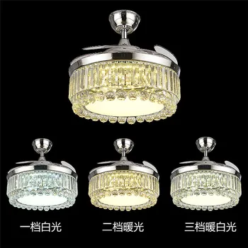 LED Clear k9 Crystal ceiling fans lamp 110-220V fan 42 Inch 108cm Remote Control 3 color temperature Free Shooping
LED Clear k9 Crystal ceiling fans lamp 110-220V fan 42 Inch 108cm Remote Control 3 color temperature Free Shooping