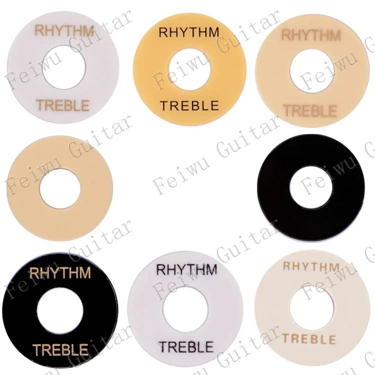 2 Pcs Plastic Toggle Switch Plate Selector Cover Marker Washer Rythm/treble Ring for LP Electric Guitar - 8 Color for choose
2 Pcs Plastic Toggle Switch Plate Selector Cover Marker Washer Rythm/treble Ring for LP Electric Guitar - 8 Color for choose