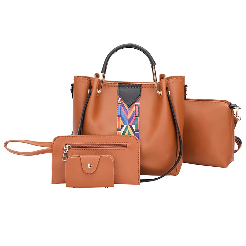 Women 4 Set Handbag Women's Shoulder Bags Bohemian Clutch Four Pieces Tote Bag Crossbody Wallet Shoulder Bags Leather Women
Women 4 Set Handbag Women's Shoulder Bags Bohemian Clutch Four Pieces Tote Bag Crossbody Wallet Shoulder Bags Leather Women