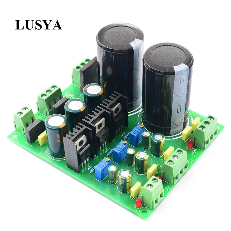 Lusya LM317 LM337 adjustable Regulator filter board Positive and negative rectification and filtering power supply board T0004
Lusya LM317 LM337 adjustable Regulator filter board Positive and negative rectification and filtering power supply board T0004