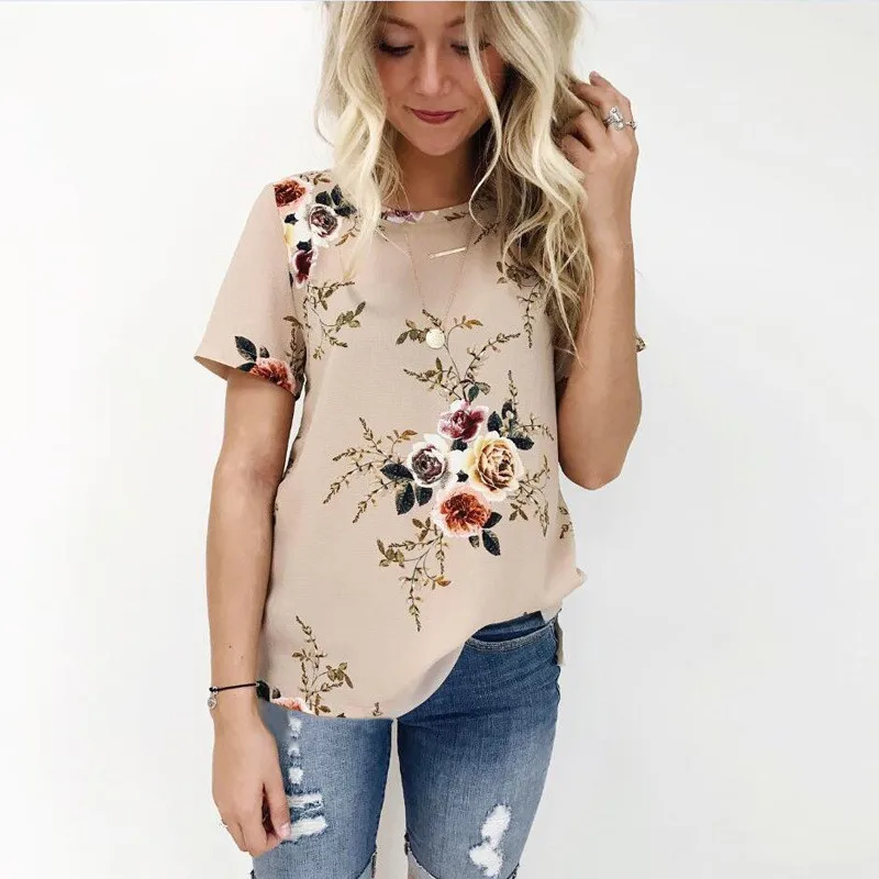 2019 Large Size Summer Women O Neck Short Sleeve Floral Printed Simple T Shirts Tops Casual Loose Big Size Basic Tee Fmale S-3XL
2019 Large Size Summer Women O Neck Short Sleeve Floral Printed Simple T Shirts Tops Casual Loose Big Size Basic Tee Fmale S-3XL