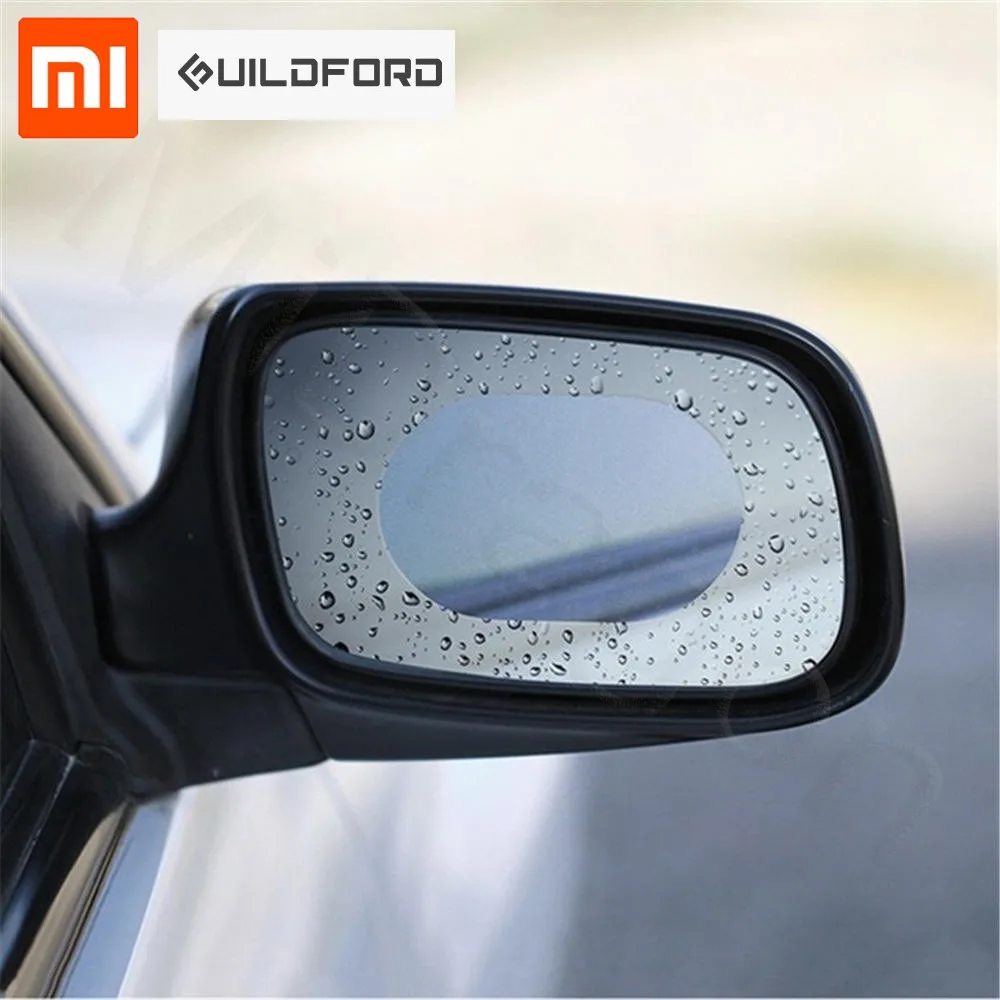Xiaomi Mijia Guildford Car Rearview Mirror Protective Film Rainproof Anti Fog Protector Membrane waterproof stick | Электроника