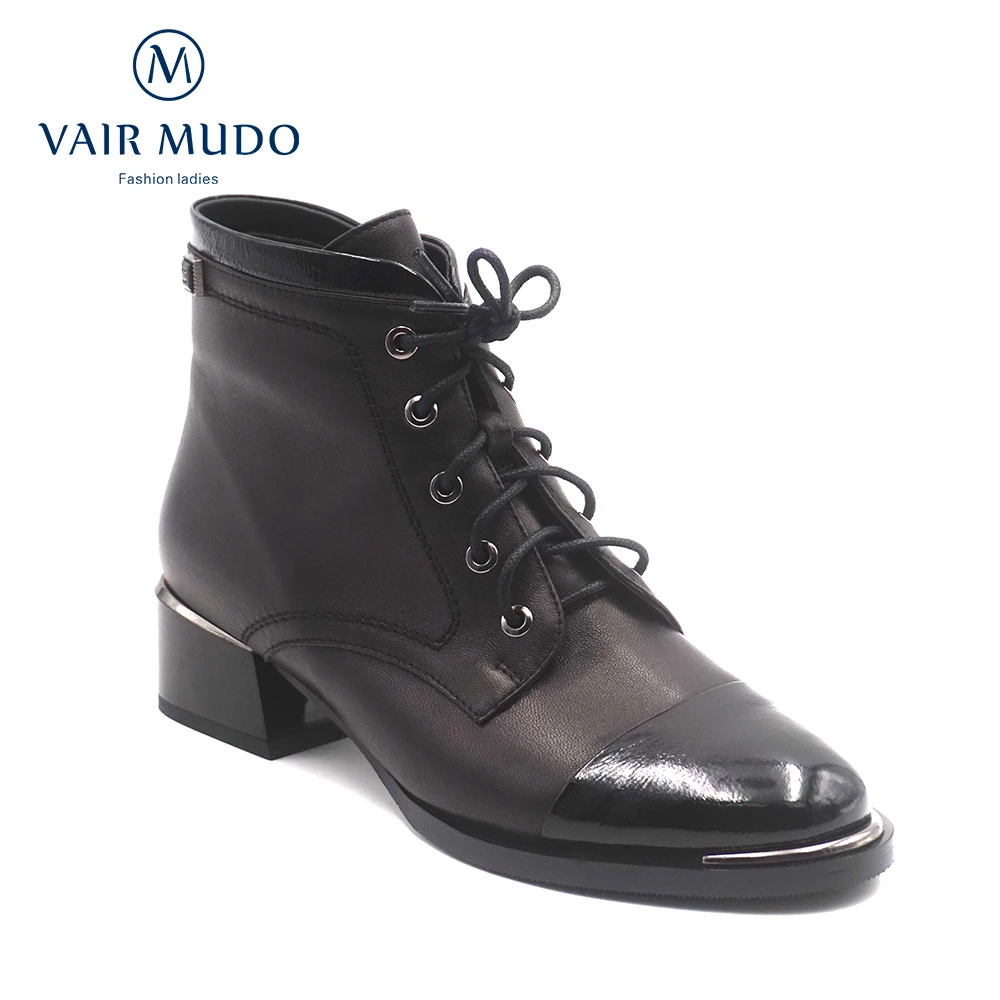 VAIR MUDO Fashion Zipper Women Flats Boots Comfortable Round Toe Sheepskin Woman Shoes Handmade Short Plush Lining Boots DX6
VAIR MUDO Fashion Zipper Women Flats Boots Comfortable Round Toe Sheepskin Woman Shoes Handmade Short Plush Lining Boots DX6
