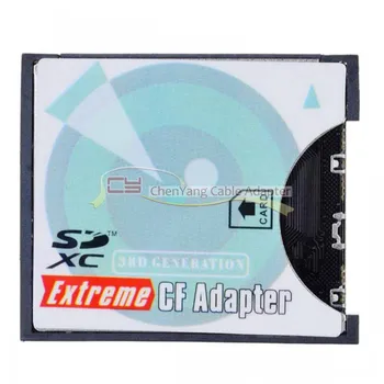 Camera SD SDHC SDXC to High-Speed Extreme Compact Flash CF Type I Memory Card Adapter
Camera SD SDHC SDXC to High-Speed Extreme Compact Flash CF Type I Memory Card Adapter
