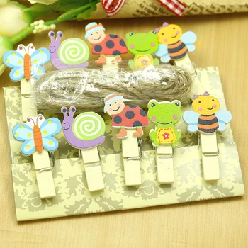 1sets (10pc) Wooden Rope clip insect series Home Decor Clip Cute Letters Clip Party Married Photo Clip with 2 meters hemp rope
1sets (10pc) Wooden Rope clip insect series Home Decor Clip Cute Letters Clip Party Married Photo Clip with 2 meters hemp rope