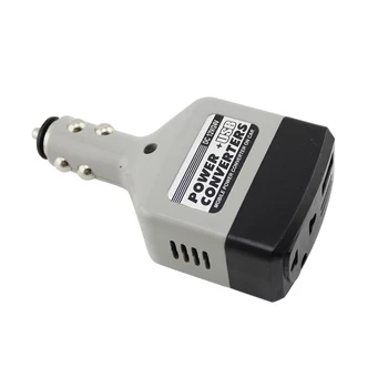 Universal 2 IN 1 DC 12V 24V to AC 220V Auto Mobile Car Power Converter Inverter Adapter Charger With USB Charger Socket 300pcs
Universal 2 IN 1 DC 12V 24V to AC 220V Auto Mobile Car Power Converter Inverter Adapter Charger With USB Charger Socket 300pcs