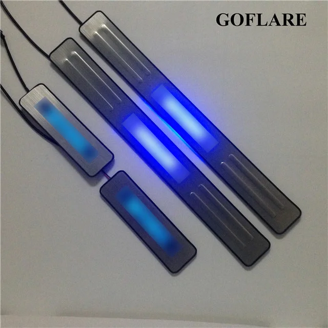 auto led door sill strip protector for Chevrolet Spark M300 Beat 2009-2015 accessories illuminated sills scuff plate thresholds
auto led door sill strip protector for Chevrolet Spark M300 Beat 2009-2015 accessories illuminated sills scuff plate thresholds