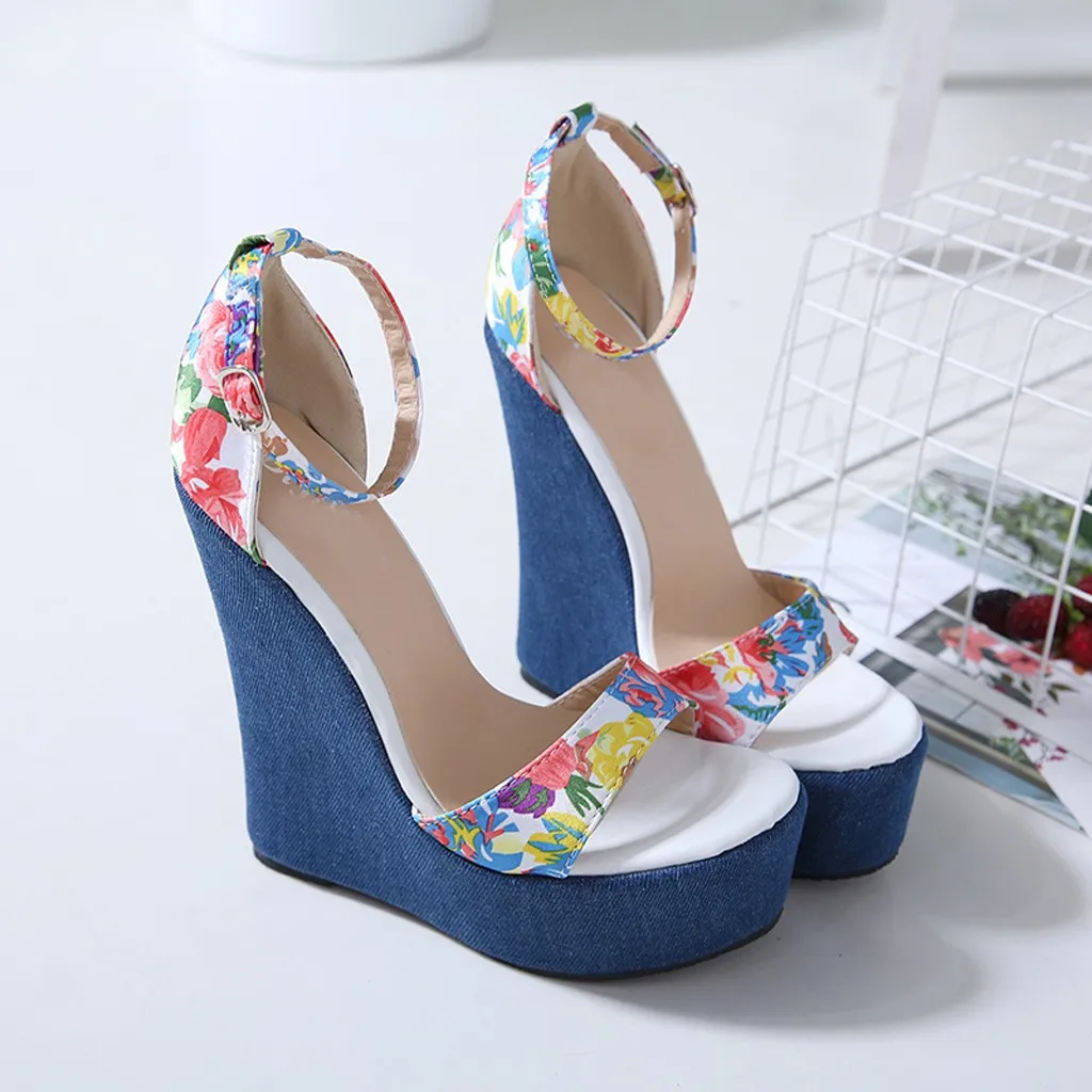 Fashion flat sandals shoes woman Print Denim Sandal Roman Sandals Wedges High Heels Peep-Toe Platform shoes woman
Fashion flat sandals shoes woman Print Denim Sandal Roman Sandals Wedges High Heels Peep-Toe Platform shoes woman
