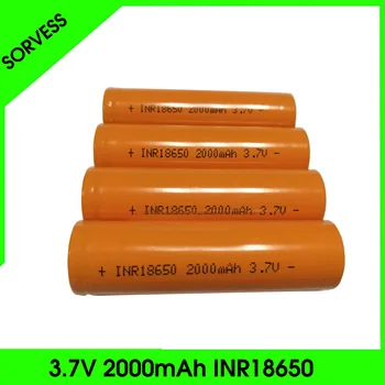 SORVESS 4/8PCS 18650 Battery 3.7V 2000mAh Rechargeable 5C Power Style Lithium Ion INR18650 Batteries For Electric Bicycle
SORVESS 4/8PCS 18650 Battery 3.7V 2000mAh Rechargeable 5C Power Style Lithium Ion INR18650 Batteries For Electric Bicycle