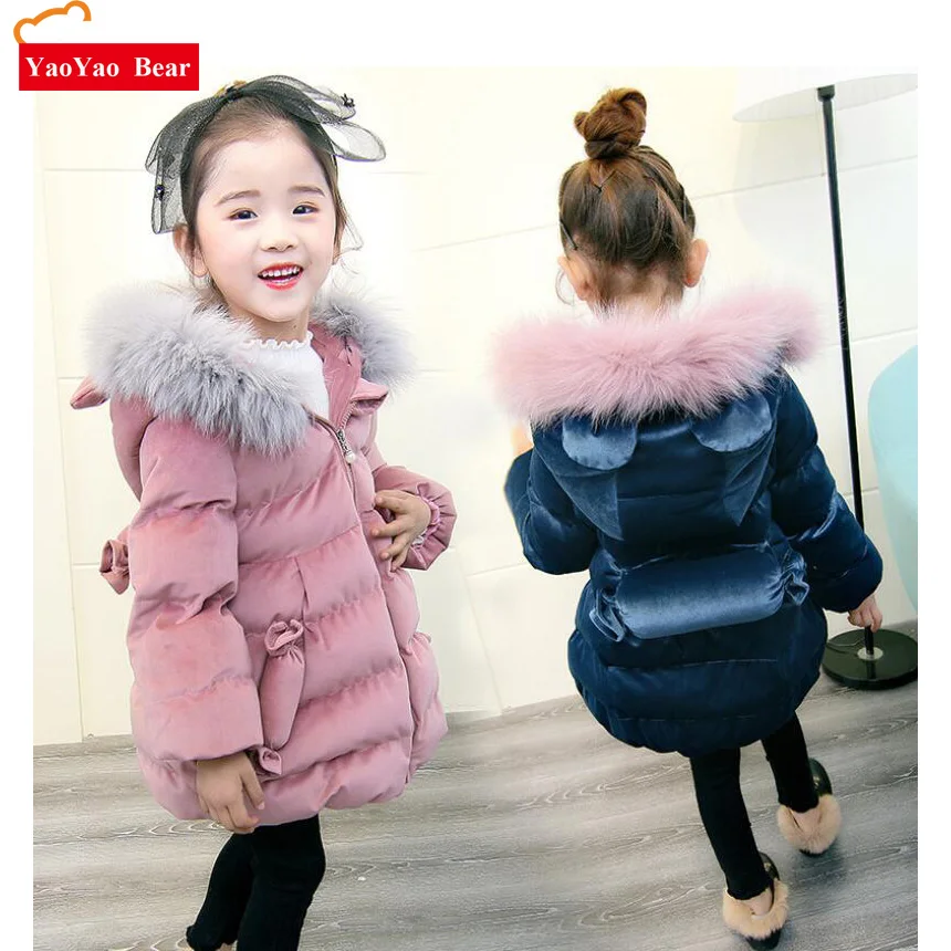 2018 Kids Baby Toddler Cartoon Ear Fur Hooded Girls Winter Coat Child Winter Jacket For Girls Cotton-Padded Parkas Down JW3036
2018 Kids Baby Toddler Cartoon Ear Fur Hooded Girls Winter Coat Child Winter Jacket For Girls Cotton-Padded Parkas Down JW3036
