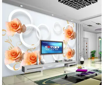 3d wall painting picture 3D Circle Roses TV Mural 3d stereoscopic wallpaper Home Decoration wallpapers for living room
3d wall painting picture 3D Circle Roses TV Mural 3d stereoscopic wallpaper Home Decoration wallpapers for living room