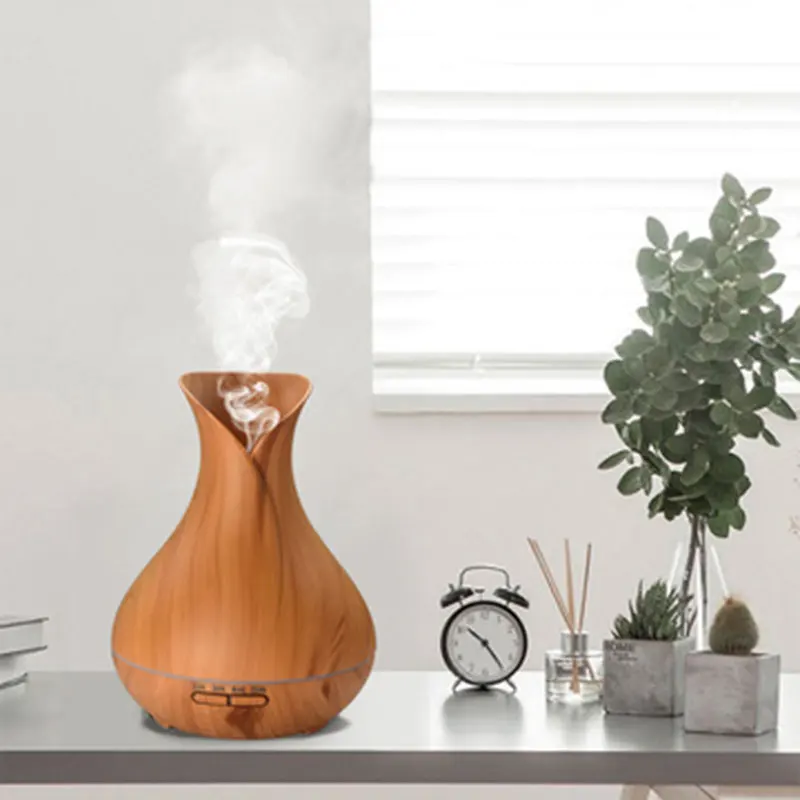 400ml Changing Color LED Lights Electric Wood Grain Aroma Essential Oil Diffuser Ultrasonic Air Humidifier for Office Home
400ml Changing Color LED Lights Electric Wood Grain Aroma Essential Oil Diffuser Ultrasonic Air Humidifier for Office Home