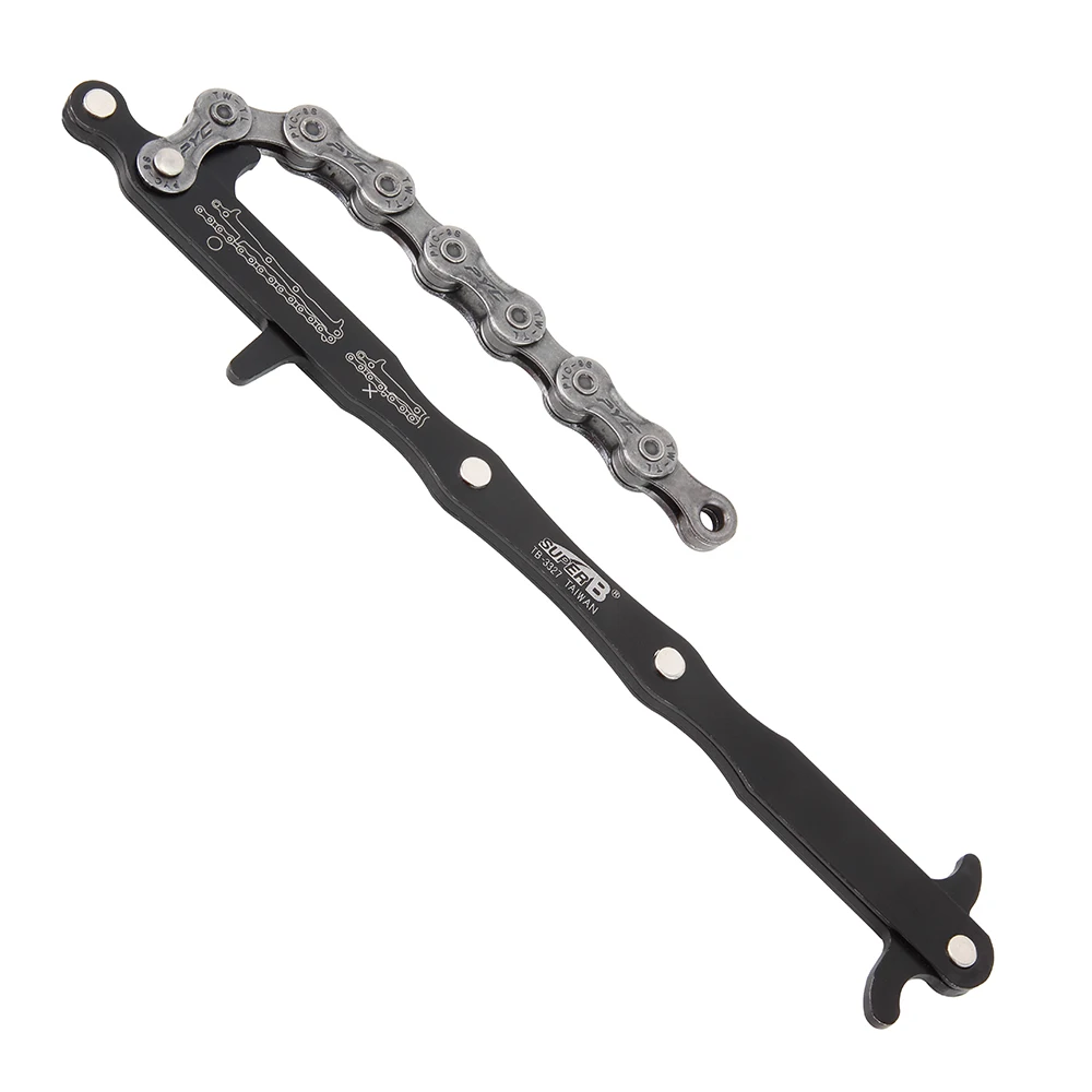 Chain tools 3 in 1 gear system tool TB-3327 combines with chain hook, chain checker and freewheel checker
Chain tools 3 in 1 gear system tool TB-3327 combines with chain hook, chain checker and freewheel checker