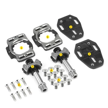 Promend Titanium Alloy Axle Bicycle Pedals Ultra-light Self Locking Pedal Road Bike Auto Lock for SpeedPlay Pedals 
Promend Titanium Alloy Axle Bicycle Pedals Ultra-light Self Locking Pedal Road Bike Auto Lock for SpeedPlay Pedals