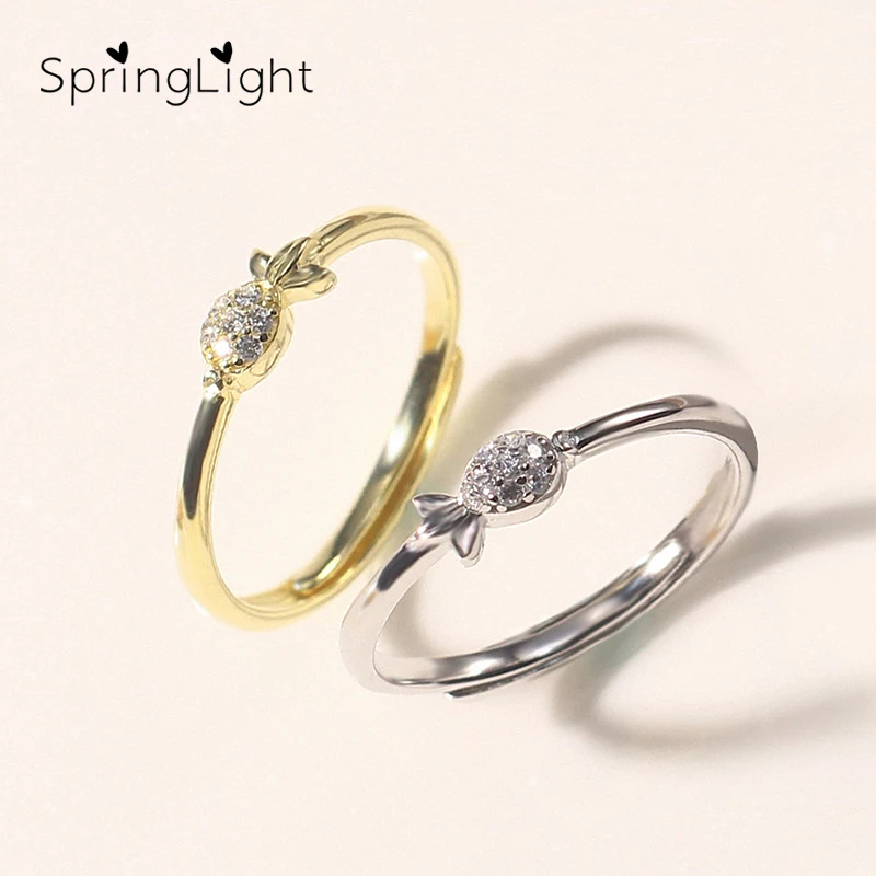 SpringLight Minimalist Pineapple Ring Real 925 Sterling Silver Creative Designer Fine Jewelry Simple Dainty Female Rings Bijoux
SpringLight Minimalist Pineapple Ring Real 925 Sterling Silver Creative Designer Fine Jewelry Simple Dainty Female Rings Bijoux