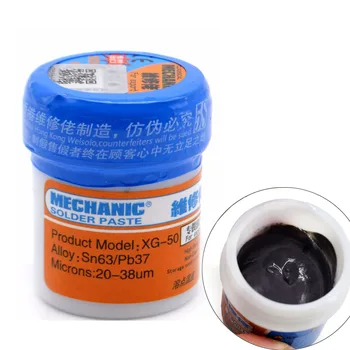 2pcs/lot Repair Welding Tool MECHANIC Solder Paste Flux XG-50 Sn63/Pb67 SMD SMT For 936 852D+ BGA Soldering Iron Station
2pcs/lot Repair Welding Tool MECHANIC Solder Paste Flux XG-50 Sn63/Pb67 SMD SMT For 936 852D+ BGA Soldering Iron Station